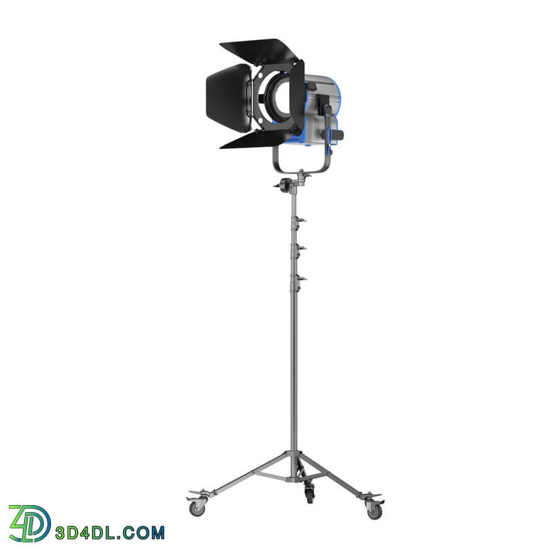 CgTrader Stage Studio Lighting Arri Tungsten True Blue T2